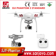 Original DJI Fantasma 3 Revisão Padrão FPV Drone Com 12MP Câmera Shoots 2.4K Vídeo RC Quadcopter RTF